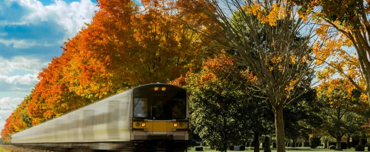 LIRR in Nassau county